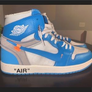 Off white Carolina Blue Jordan 1s (no box)